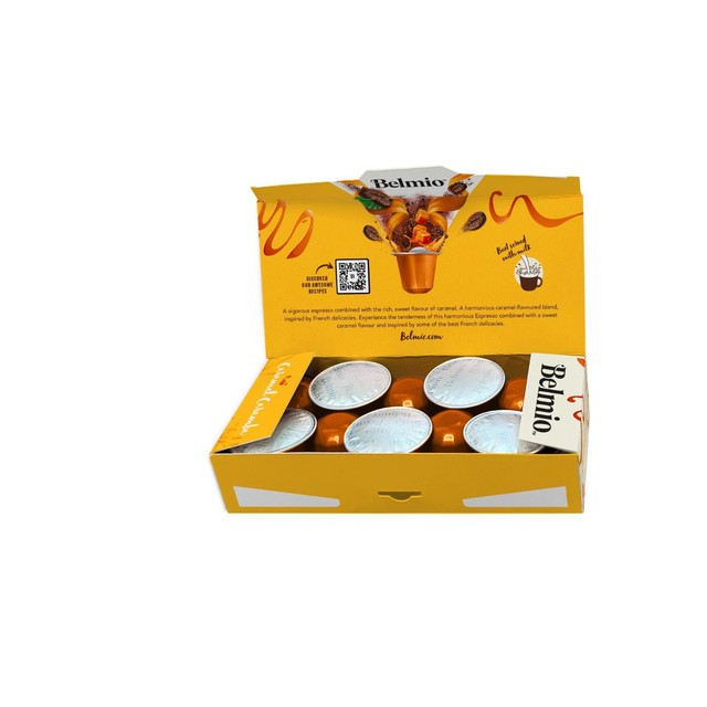 Belmio Caramel Caramba coffee pods 10 pack - British product