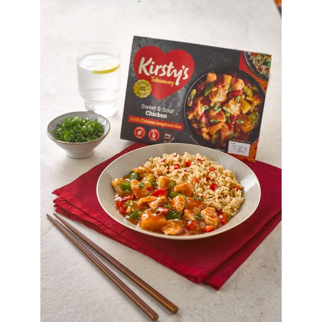 Kirsty's sweet and sour chicken ready meal 450g, UK version