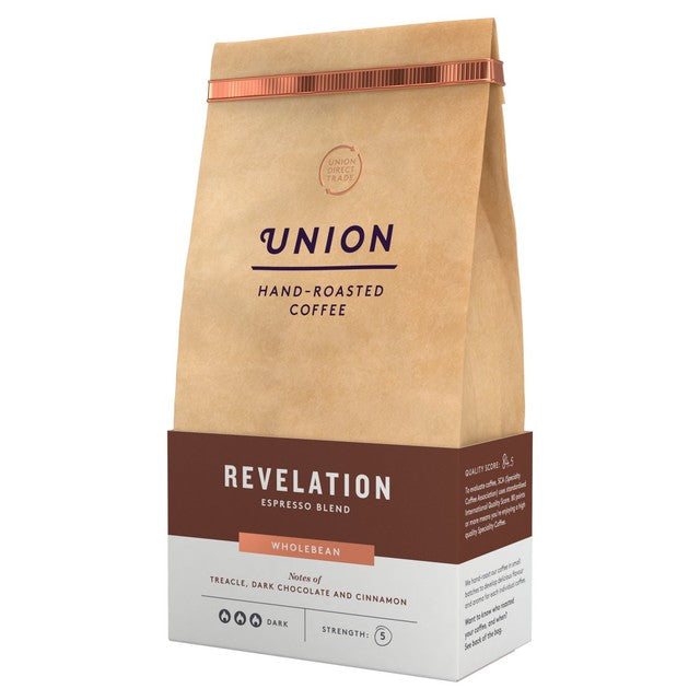 Union Hand-Roasted Revelation Espresso Coffee 200g (British brand)