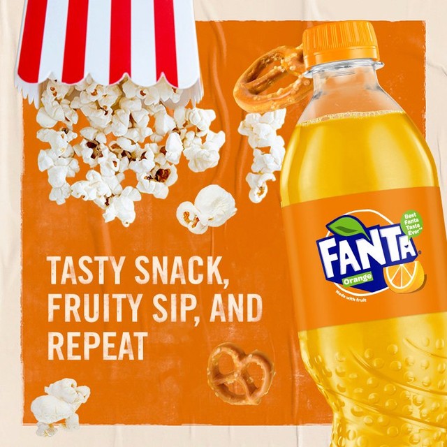 Fanta Zero Orange soft drink 500ml - British product