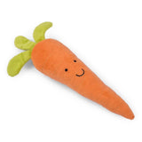 Petface Furry Carrot plush dog toy, imported from the UK