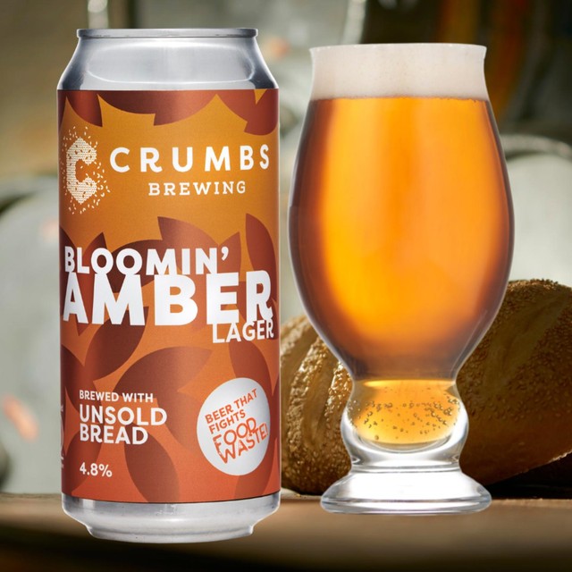 Crumbs Brewing Bloomin Amber Lager 440ml - British product