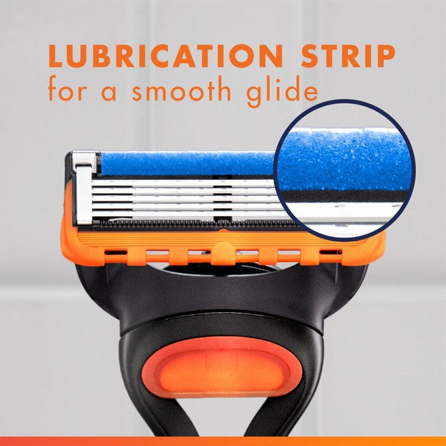 Gillette Fusion 5 manual razor starter pack with 4 blades, UK version