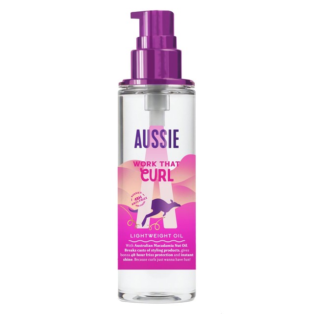 Aussie Curls Oil lightweight finishing oil - British product