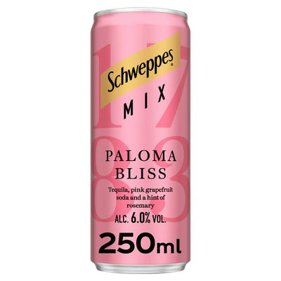 Sainsburys Silver Tequila Grapefruit Canned Cocktail 250ml with Rosemary- Buy online at McGrocer
