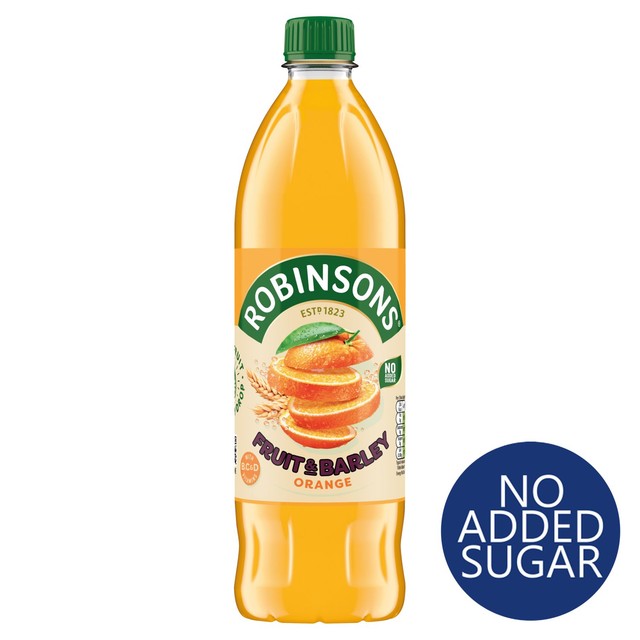 Robinsons orange squash no added sugar 1L, imported from the UK
