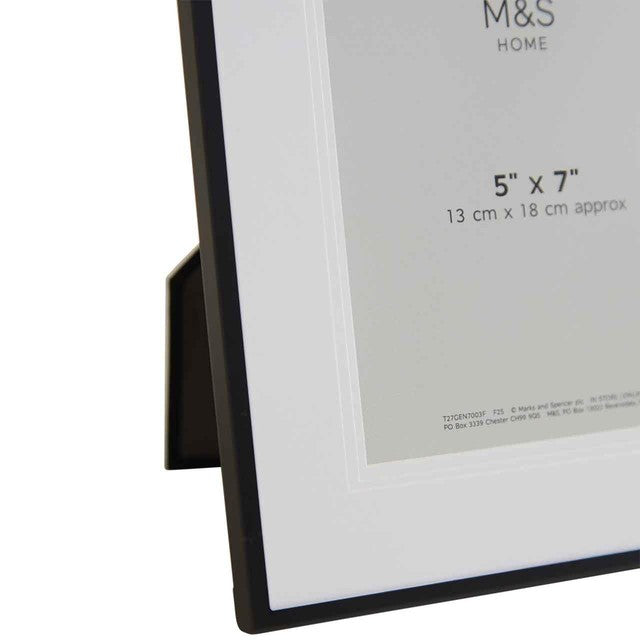 M&S layered mount photo frame black 5x7 inch (British brand)