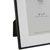 M&S layered mount photo frame black 5x7 inch (British brand)