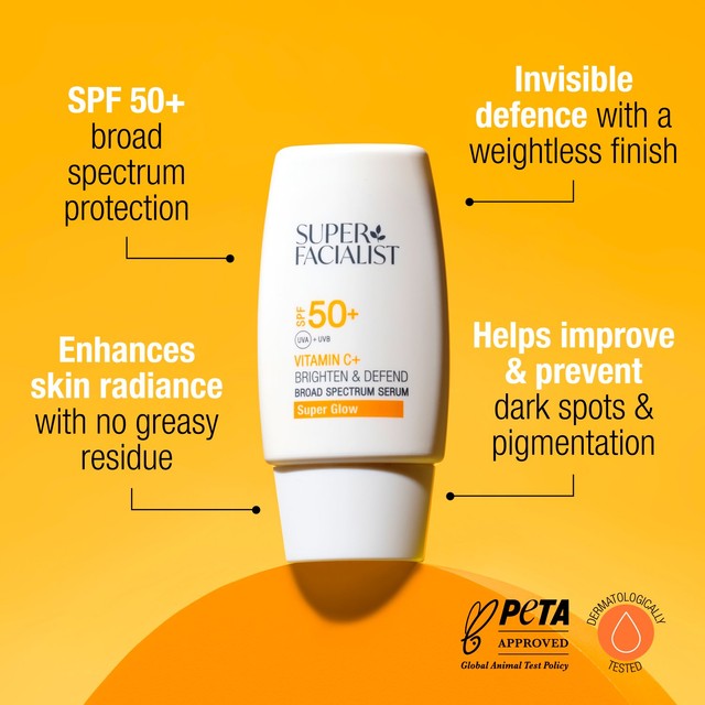 Super Facialist Vitamin C SPF50+ serum - British product