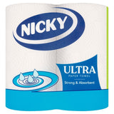 Nicky Ultra kitchen towel 2 rolls, imported from the UK