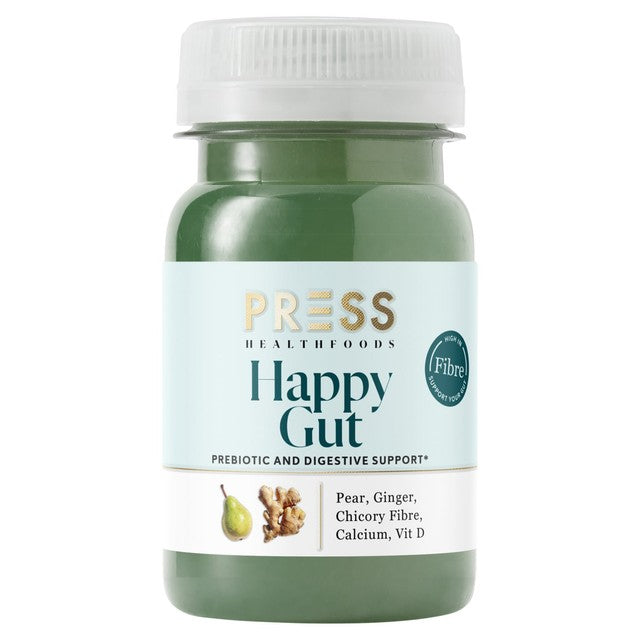 PRESS Happy Gut ginger shot imported from the UK
