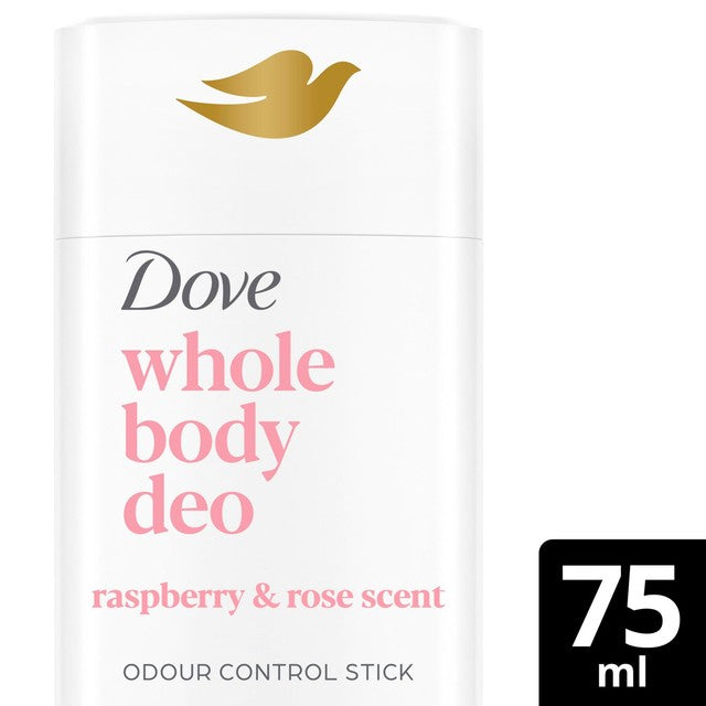 Dove whole body deodorant stick raspberry rose 48h, imported from the UK