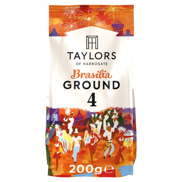 Taylors Of Harrogate Cafe Brasilia ground coffee 200g (British brand)