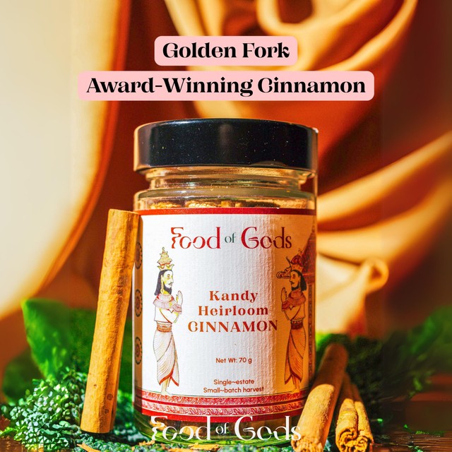 Food of Gods Kandy Heirloom Cinnamon quills 70g - British product
