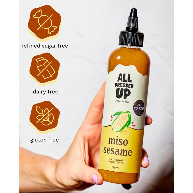 All Dressed Up Miso & Sesame Salad Dressing 250ml - British product