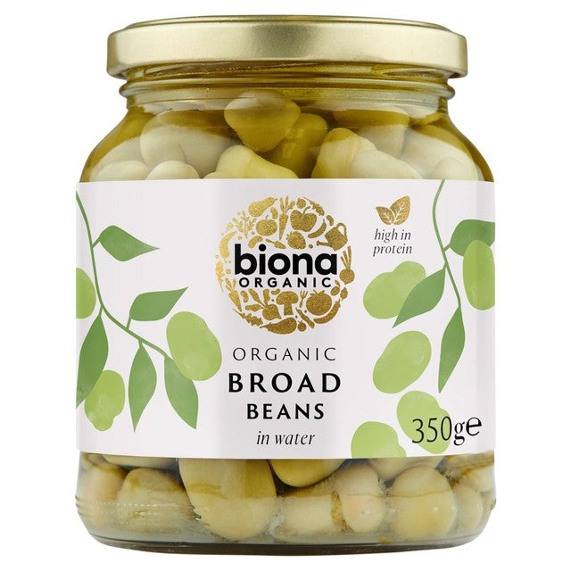 Biona Organic Broad Beans 350g - British product