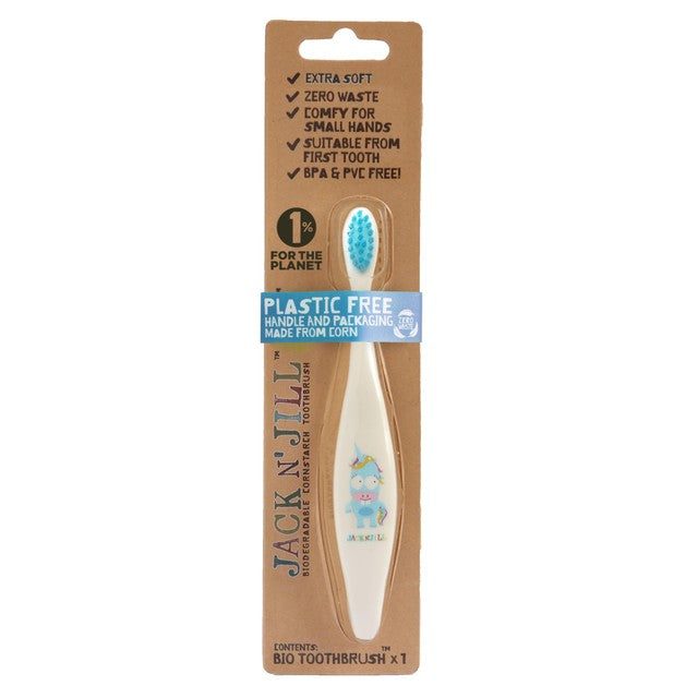 Jack N' Jill kids toothbrush unicorn, UK version
