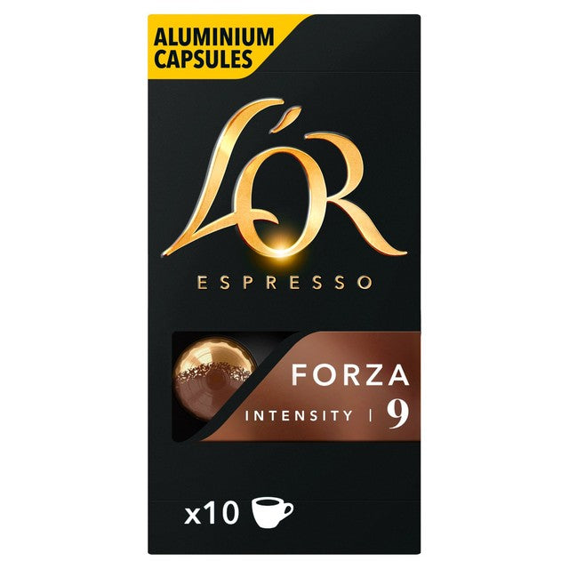 L'OR Forza Intensity 9 coffee pods 10 pack, UK version