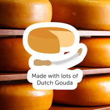 Buiteman Gouda cheese savoury biscuit crumbles 75g - British product