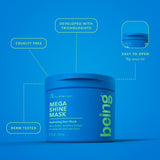 Being MEGA SHINE hydrating hair mask, imported from the UK
