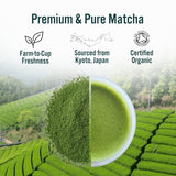 Green Origins Organic Super Japanese Matcha Latte Blend 100g, UK version