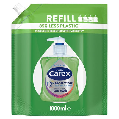 Carex Aloe Vera Antibakterielles Handwaschmittel Nachfüllpackung 1L