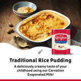 Carnation evaporated milk tin 410g - British product