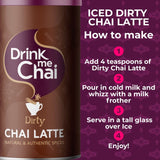 Drink Me Chai dirty chai latte powder 200g - British product