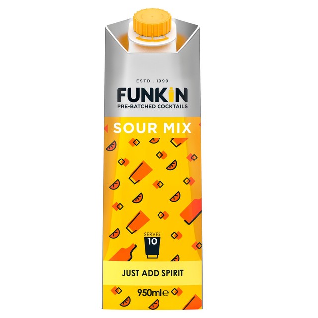 Funkin Sour Mix cocktail mixer 950ml - British product
