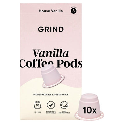 M&S Grind Vanilla Coffee Pods Nespresso Compatible 10 Pods- Buy online at McGrocer