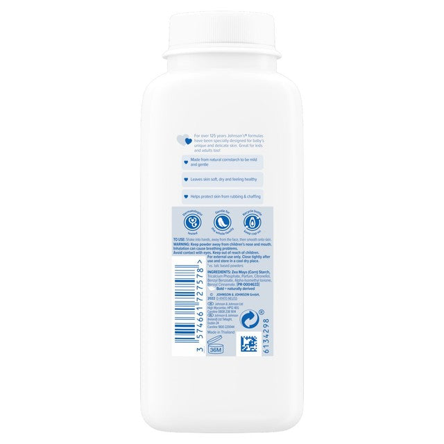 Johnson's Baby natural cornstarch baby powder 100g, UK version