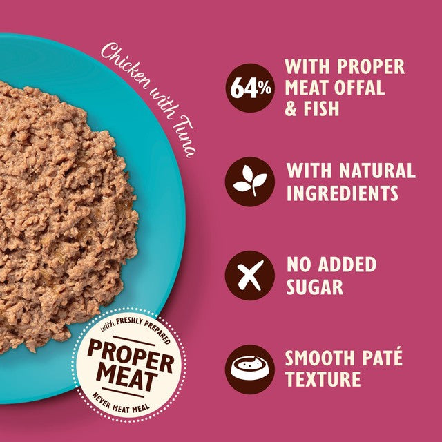 Lily's Kitchen cat food pate with chicken and tuna 85g, UK version