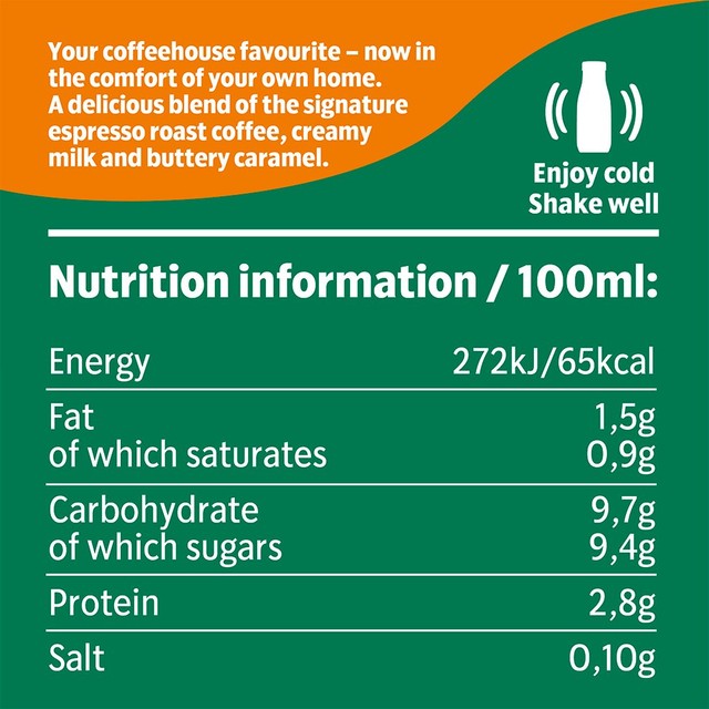 Starbucks Frappuccino Caramel coffee milk drink 700ml (British brand)