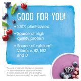 Alpro blueberry cherry dairy-free yogurt alternative 4 x 125g pack - British product