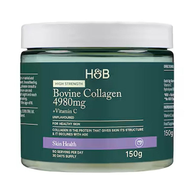 Holland & Barrett Bovine Collagen Powder Unflavoured 150g, UK version