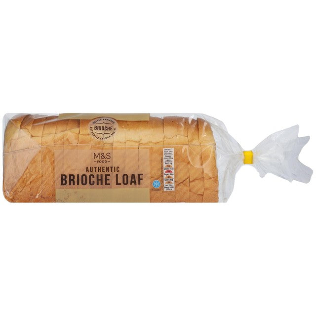 M&S brioche loaf 500g, imported from the UK