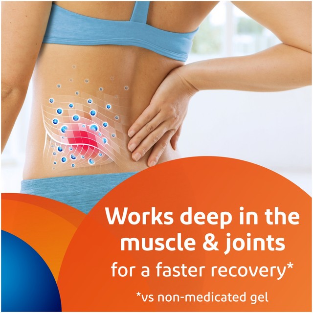 Voltarol Back & Muscle Pain Relief Gel 30g, imported from the UK