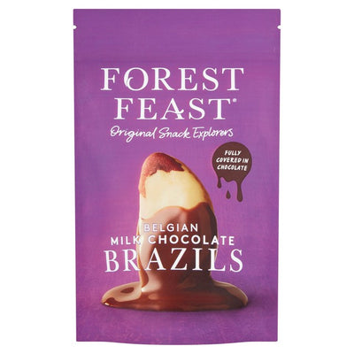 Noix du Brésil en chocolat au lait belge Forest Feast 120 g