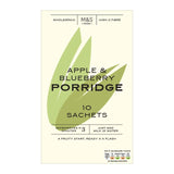 M&S apple blueberry porridge sachets multipack - British product