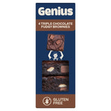 Genius triple chocolate brownies 4 pack, UK version