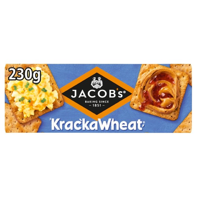 Jacob's Wheat and Rye Crackers 230g, UK version
