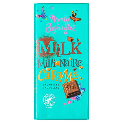 M&S Monty Bojangles Milk Millionaire Caramel Bar Milk Chocolate Bar 150g- Buy online at McGrocer