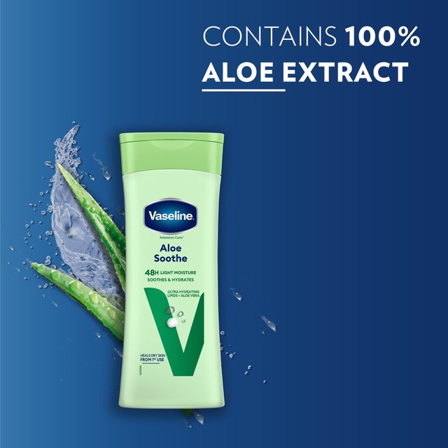 Vaseline Aloe Soothe body lotion 400ml (British brand)