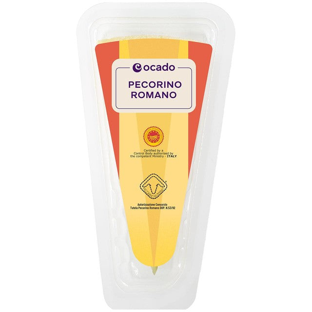 Ocado Pecorino Romano DOP cheese 170g, imported from the UK