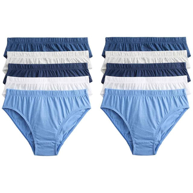 M&S blue nautical briefs for 8-9 years, imported from the UK