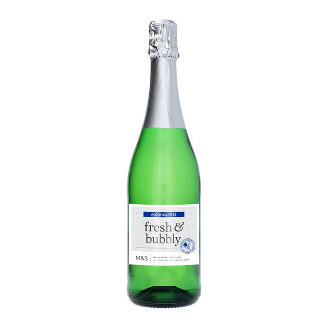 M&S low alcohol sparkling wine 75cl, imported from the UK