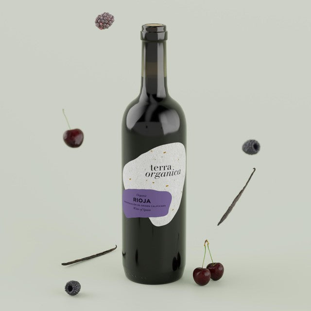 Terra Organica Rioja Crianza red wine 75cl (British brand)