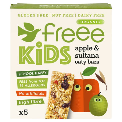 M&S Freee Gluten Free Organic Apple Sultana Flapjack Bars 5 x 25g- Buy online at McGrocer