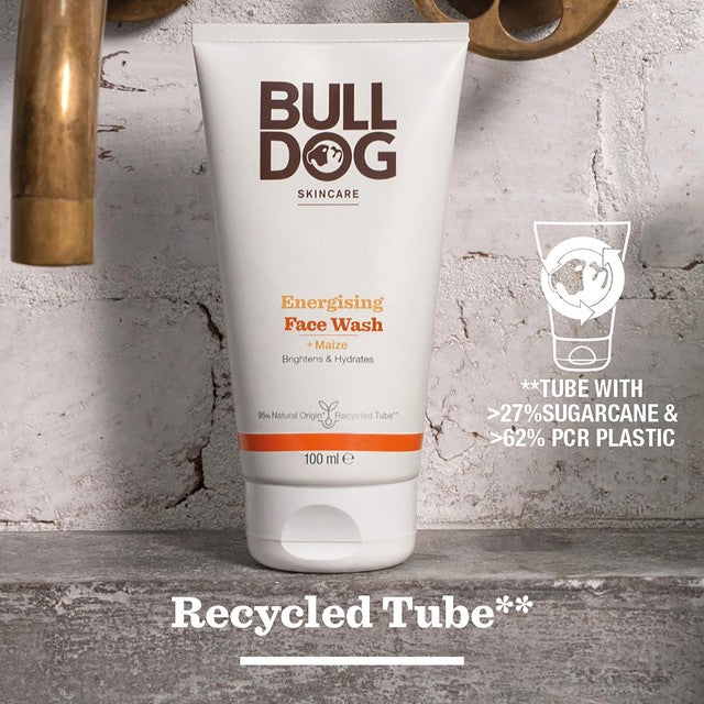 Bulldog energising face wash 150ml - British product
