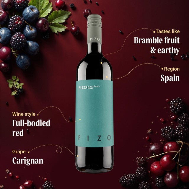 Virgin Wines Pizo Carinena red wine 75cl, imported from the UK